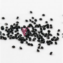 Diamante 100 buc de unghii 3D, DS040 Black 1,3mm 